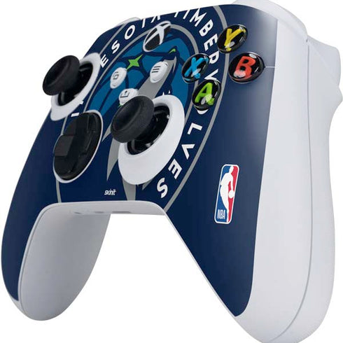 NBA Minnesota Timberwolves Large Logo Xbox Series S Controller Skin