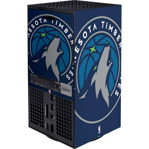 NBA Minnesota Timberwolves Large Logo Xbox Series X Bundle Skin