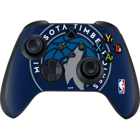 NBA Minnesota Timberwolves Large Logo Xbox Series X Controller Skin