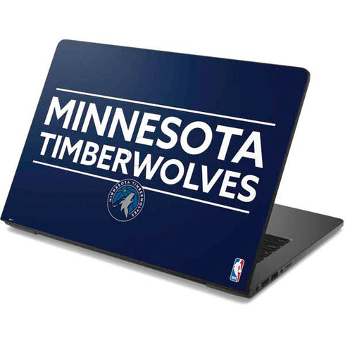 NBA Minnesota Timberwolves Standard - Navy Blue Dell Chromebook Skin