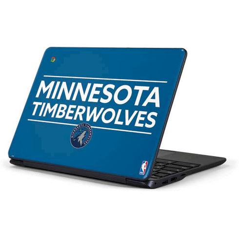 NBA Minnesota Timberwolves Standard - Blue Samsung Chromebook Skin