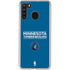 NBA Minnesota Timberwolves Standard - Blue Galaxy A21 Clear Case