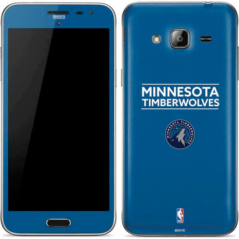 NBA Minnesota Timberwolves Standard - Blue Galaxy J3 Skin