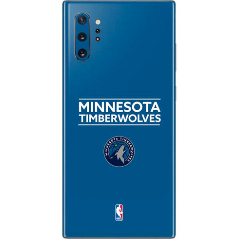 NBA Minnesota Timberwolves Standard - Blue Galaxy Note 10 Plus Skin