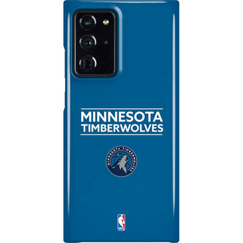 NBA Minnesota Timberwolves Standard - Blue Galaxy Note20 Ultra 5G Lite Case