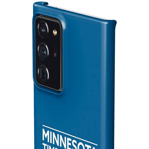 NBA Minnesota Timberwolves Standard - Blue Galaxy Note20 Ultra 5G Lite Case