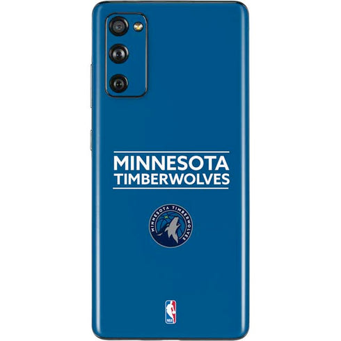 NBA Minnesota Timberwolves Standard - Blue Galaxy S20 Fan Edition Skin