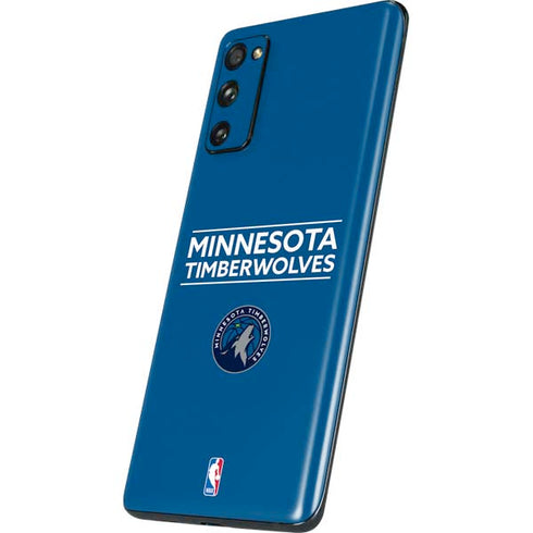 NBA Minnesota Timberwolves Standard - Blue Galaxy S20 Fan Edition Skin