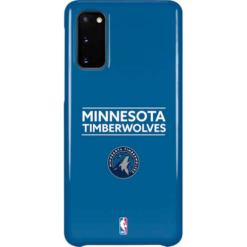 NBA Minnesota Timberwolves Standard - Blue Galaxy S20 Lite Case