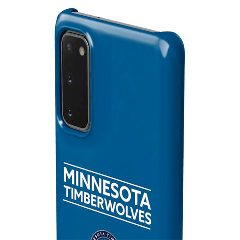 NBA Minnesota Timberwolves Standard - Blue Galaxy S20 Lite Case