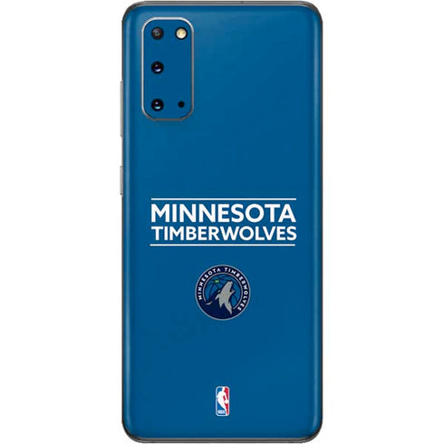 NBA Minnesota Timberwolves Standard - Blue Galaxy S20 Skin