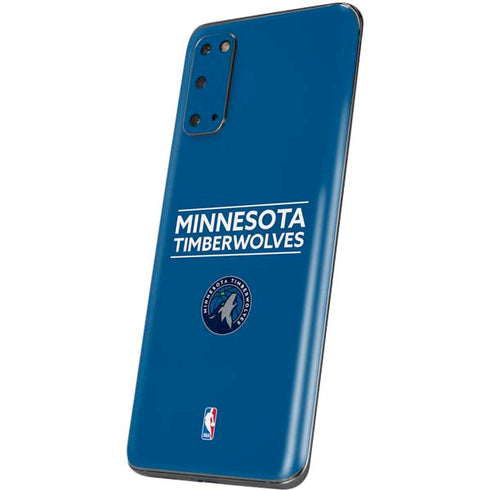 NBA Minnesota Timberwolves Standard - Blue Galaxy S20 Skin