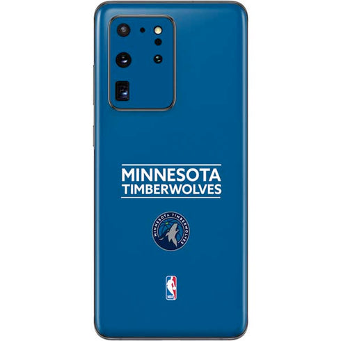 NBA Minnesota Timberwolves Standard - Blue Galaxy S20 Ultra 5G Skin