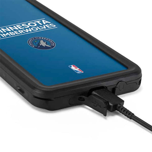 NBA Minnesota Timberwolves Standard - Blue Galaxy S20 Waterproof Case