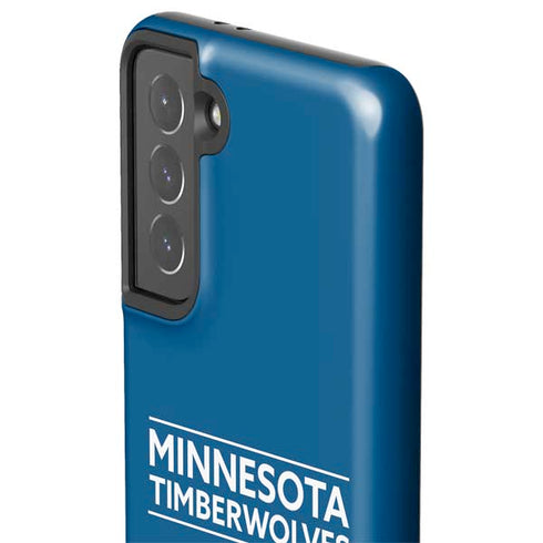 NBA Minnesota Timberwolves Standard - Blue Galaxy S21 5G Pro Case