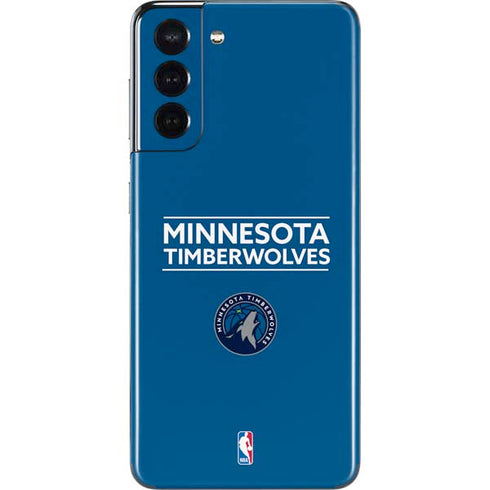 NBA Minnesota Timberwolves Standard - Blue Galaxy S21 5G Skin
