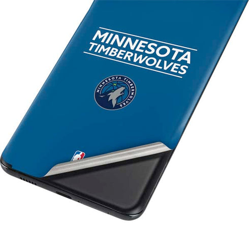 NBA Minnesota Timberwolves Standard - Blue Galaxy S21 5G Skin