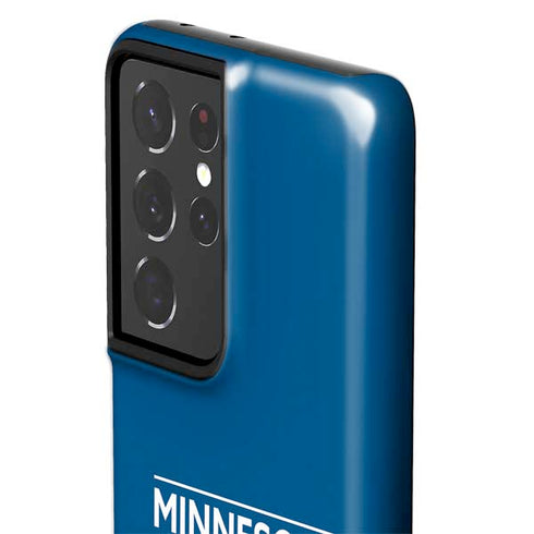 NBA Minnesota Timberwolves Standard - Blue Galaxy S21 Ultra 5G Pro Case