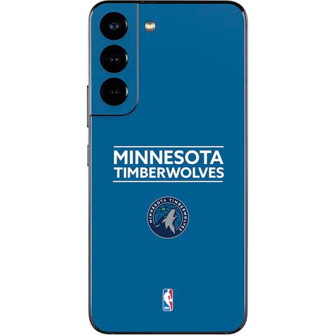 NBA Minnesota Timberwolves Standard - Blue Galaxy S22 Skin