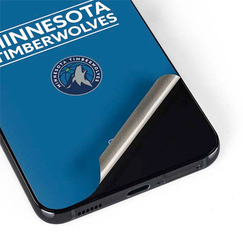 NBA Minnesota Timberwolves Standard - Blue Galaxy S22 Skin