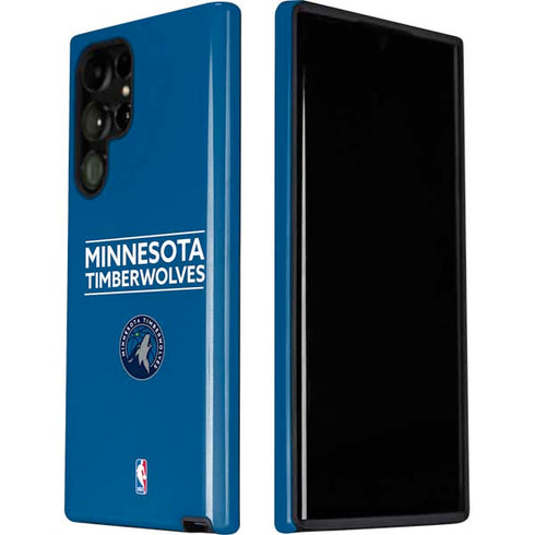 NBA Minnesota Timberwolves Standard - Blue Galaxy S22 Ultra Pro Case