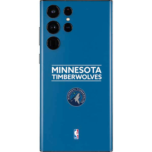 NBA Minnesota Timberwolves Standard - Blue Galaxy S22 Ultra Skin