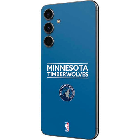 NBA Minnesota Timberwolves Standard - Blue Galaxy S23 FE Skin