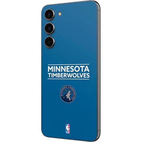 NBA Minnesota Timberwolves Standard - Blue Galaxy S23 Plus Skin