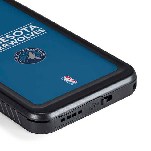 NBA Minnesota Timberwolves Standard - Blue Galaxy S23 Plus Waterproof Case