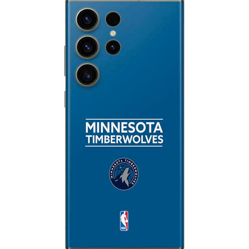 NBA Minnesota Timberwolves Standard - Blue Galaxy S23 Ultra Skin