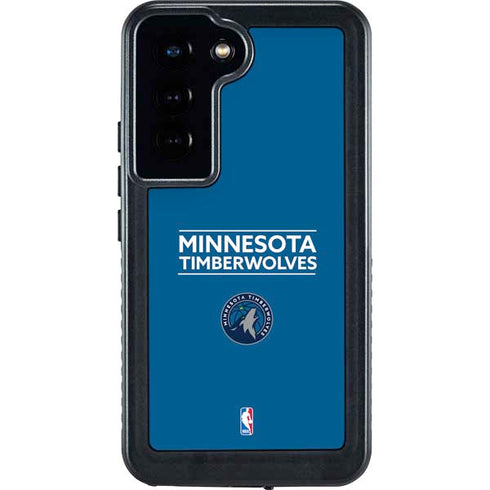 NBA Minnesota Timberwolves Standard - Blue Galaxy S23 Waterproof Case
