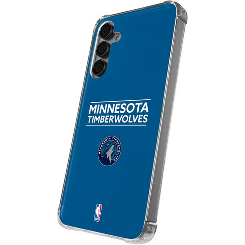 NBA Minnesota Timberwolves Standard - Blue Galaxy S24 Plus Clear Case