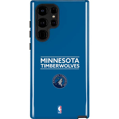 NBA Minnesota Timberwolves Standard - Blue Galaxy S24 Ultra Impact Case