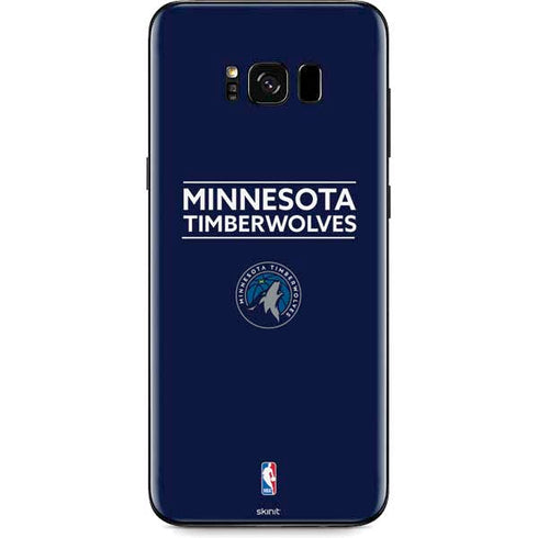 NBA Minnesota Timberwolves Standard - Navy Blue Galaxy S8 Plus Skin