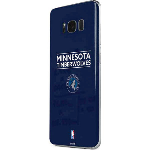 NBA Minnesota Timberwolves Standard - Navy Blue Galaxy S8 Plus Skin