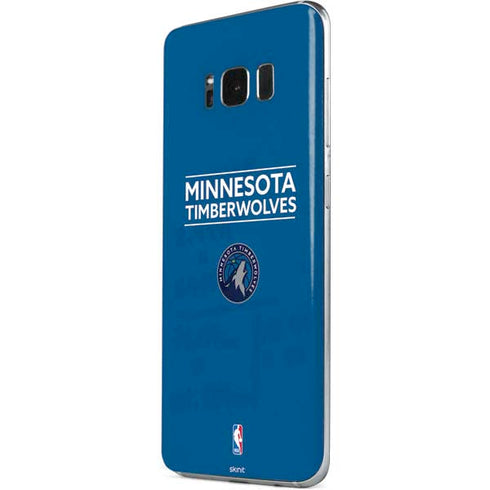 NBA Minnesota Timberwolves Standard - Blue Galaxy S8 Plus Skin