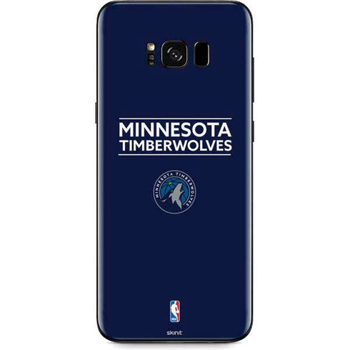 NBA Minnesota Timberwolves Standard - Navy Blue Galaxy S8 Skin
