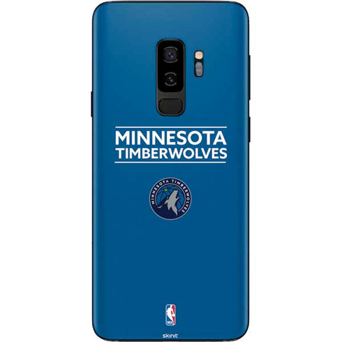 NBA Minnesota Timberwolves Standard - Blue Galaxy S9 Plus Skin