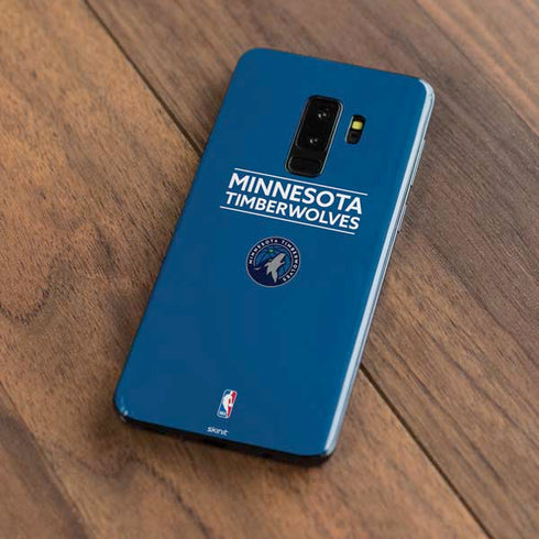 NBA Minnesota Timberwolves Standard - Blue Galaxy S9 Plus Skin