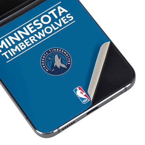 NBA Minnesota Timberwolves Standard - Blue Galaxy Z Flip5 5G Skin