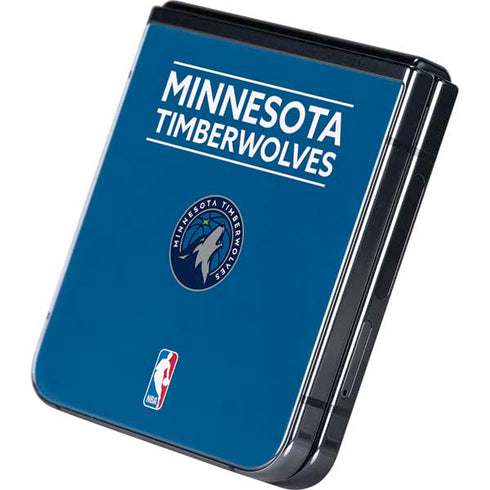 NBA Minnesota Timberwolves Standard - Blue Galaxy Z Flip5 5G Skin