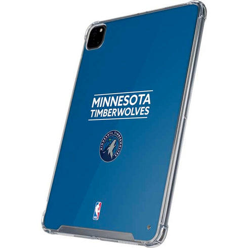 NBA Minnesota Timberwolves Standard - Blue iPad Pro 12.9in (2020) Clear Case