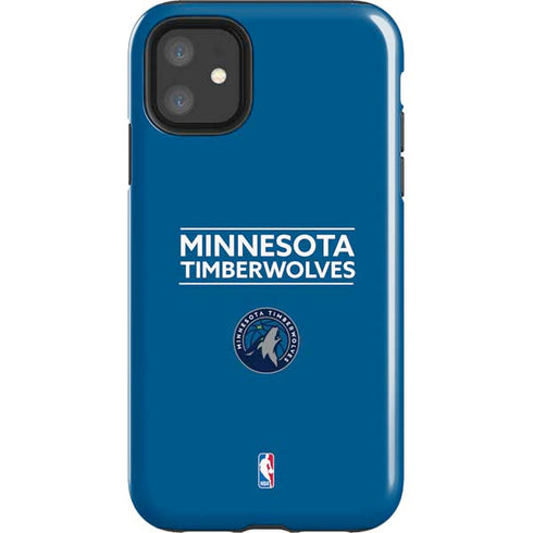 NBA Minnesota Timberwolves Standard - Blue iPhone 11 Impact Case