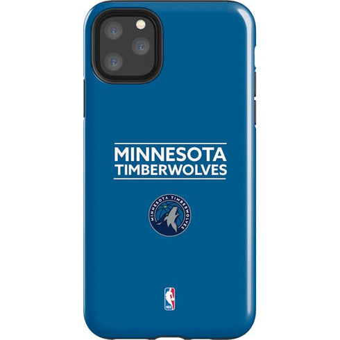 NBA Minnesota Timberwolves Standard - Blue iPhone 11 Pro Max Impact Case