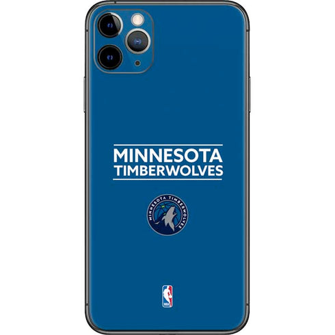 NBA Minnesota Timberwolves Standard - Blue iPhone 11 Pro Max Skin