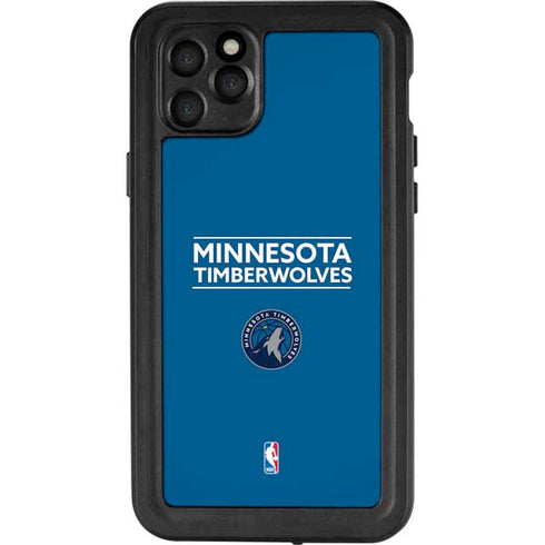 NBA Minnesota Timberwolves Standard - Blue iPhone 11 Pro Max Waterproof Case
