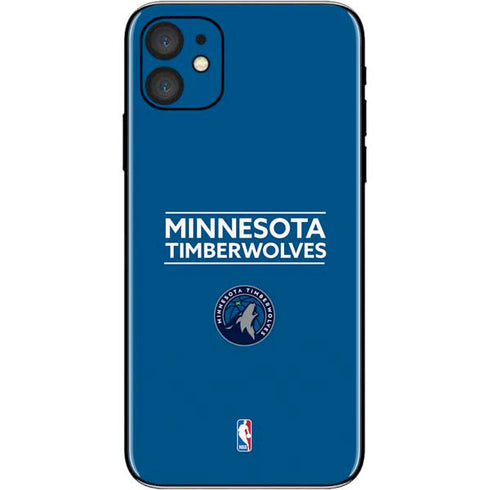 NBA Minnesota Timberwolves Standard - Blue iPhone 11 Skin