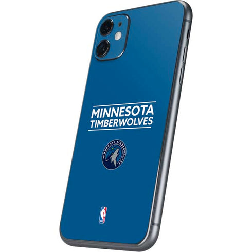 NBA Minnesota Timberwolves Standard - Blue iPhone 11 Skin