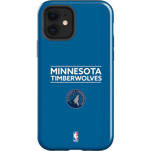 NBA Minnesota Timberwolves Standard - Blue iPhone 12 Impact Case