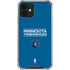 NBA Minnesota Timberwolves Standard - Blue iPhone 12 Mini Clear Case